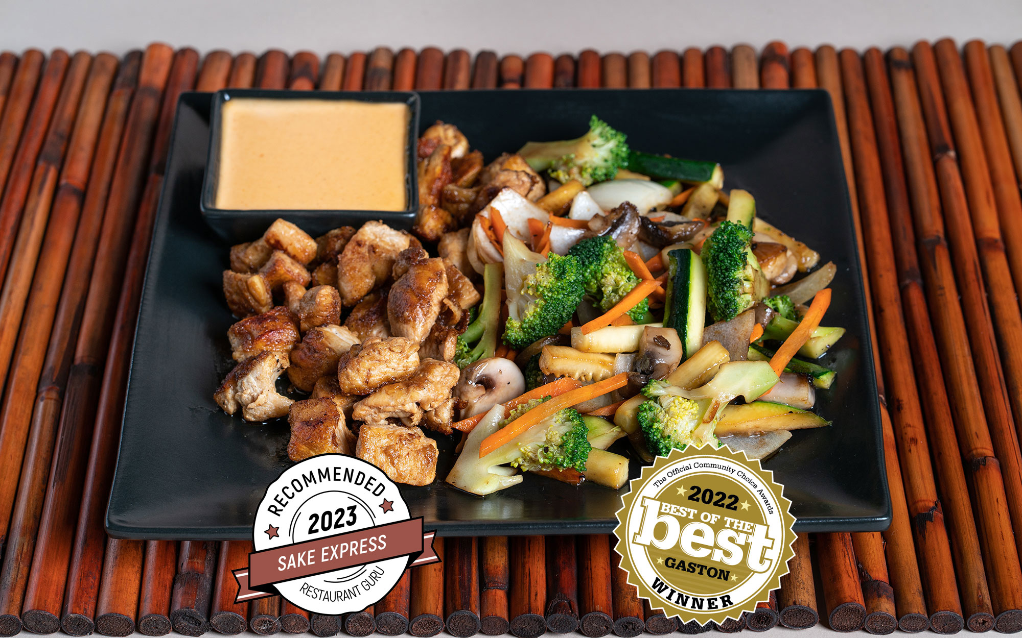Sake-Express-Food-49-wideWith2023Awards Sake Express - local favorite restaurant